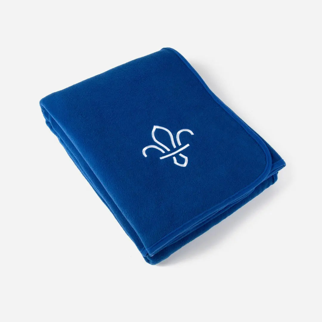Fleur de Lis Fleece Blanket 170cm x 170cm