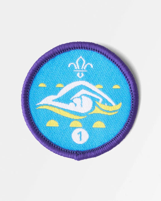 Swimmer Staged Badge