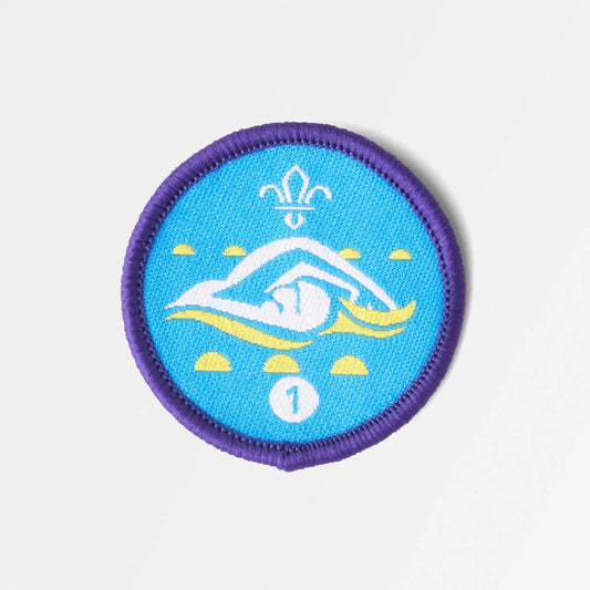 Swimmer Staged Badge