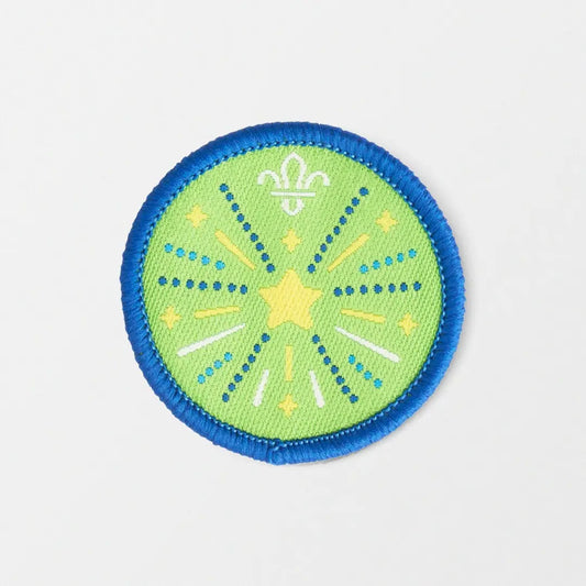 Squirrels 'Lets Celebrate' Activity Badge